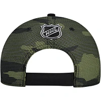Casquette ajustable authentique Pro Military Appreciation des Sénateurs d'Ottawa pour hommes, noire, Fanatics