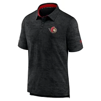 Men's Fanatics Black Ottawa Senators Authentic Pro - Polo