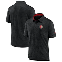 Men's Fanatics Black Ottawa Senators Authentic Pro - Polo