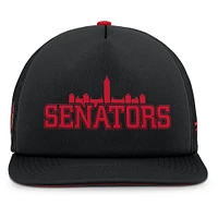 Men's Fanatics Black Ottawa Senators Authentic Pro Rink Snapback Hat