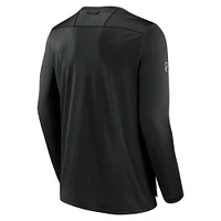 Men's Fanatics Black Ottawa Senators Authentic Pro Tech Long Sleeve T-Shirt