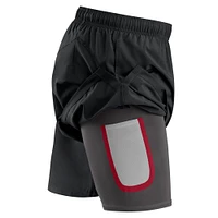 Men's Fanatics Black Ottawa Senators Authentic Pro Tech - Shorts