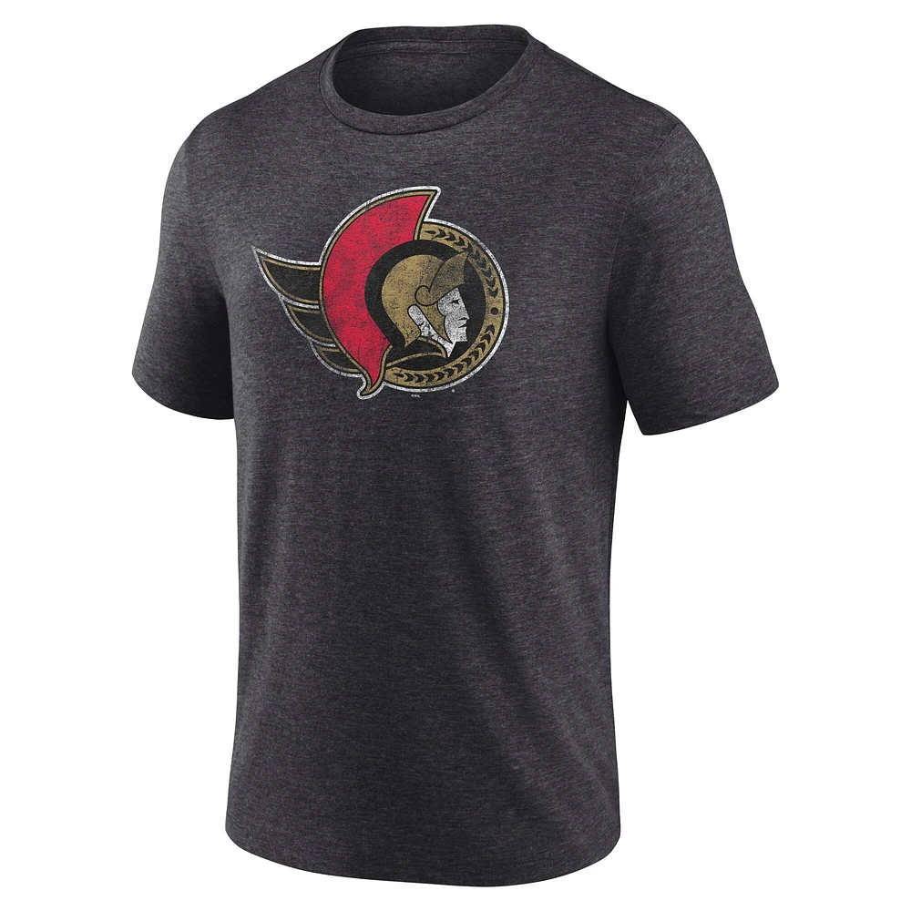 Men's Fanatics Black Ottawa Senators NHL Special Edition Tri-Blend T-Shirt