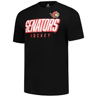 Men's Fanatics  Black Ottawa Senators T-Shirt