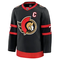 Maillot de joueur à domicile noir Fanatics Brady Tkachuk des Sénateurs d'Ottawa pour hommes