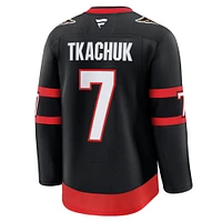 Men's Fanatics Brady Tkachuk Black Ottawa Senators Home Premium Player Jersey