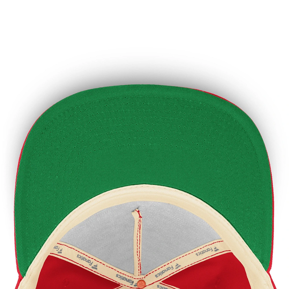 Men's Fanatics Cream/Red Ottawa Senators True Classic Snapback Hat
