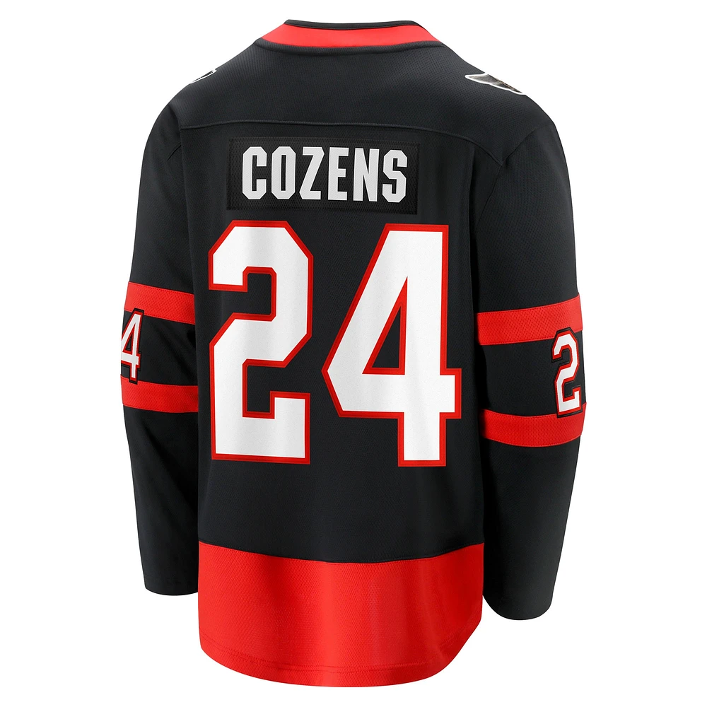 Men's Fanatics Dylan Cozens Black Ottawa Senators Home Breakaway Jersey
