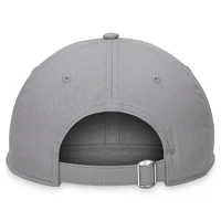 Casquette réglable pour temps supplémentaire des Sénateurs d'Ottawa Fanatics gris pour hommes