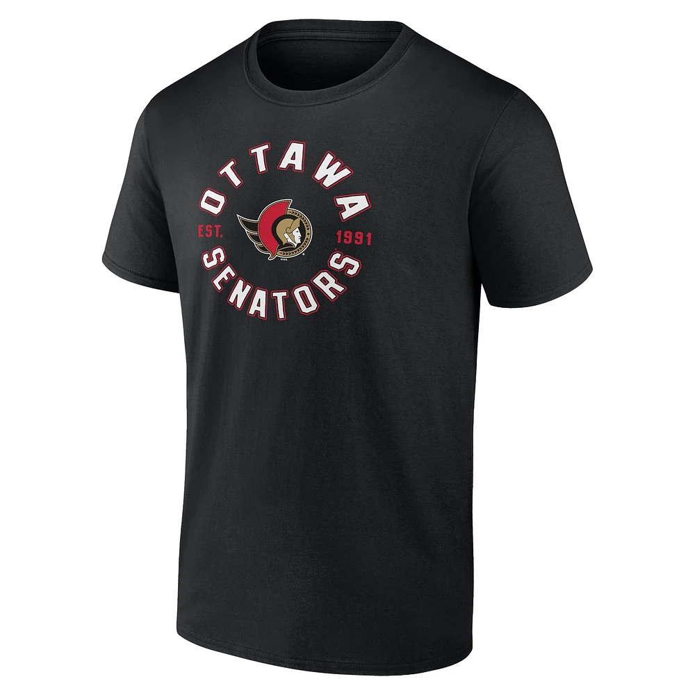 Men's Fanatics Ottawa Senators Serve T-Shirt Combo Pack