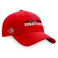 Men's Fanatics Red Ottawa Senators 2022 NHL Draft - Authentic Pro Rink Adjustable Hat