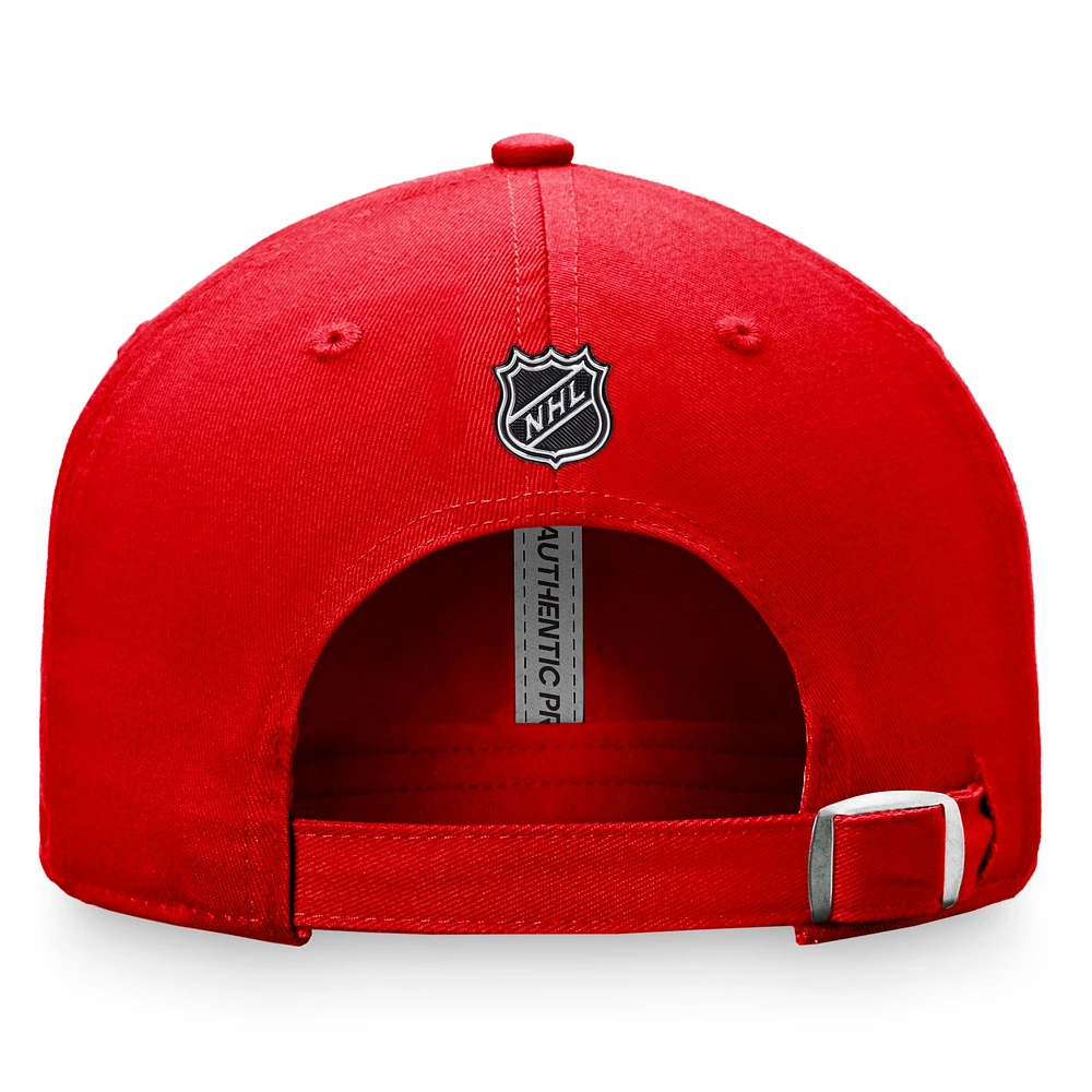 Men's Fanatics Red Ottawa Senators 2022 NHL Draft - Authentic Pro Rink Adjustable Hat