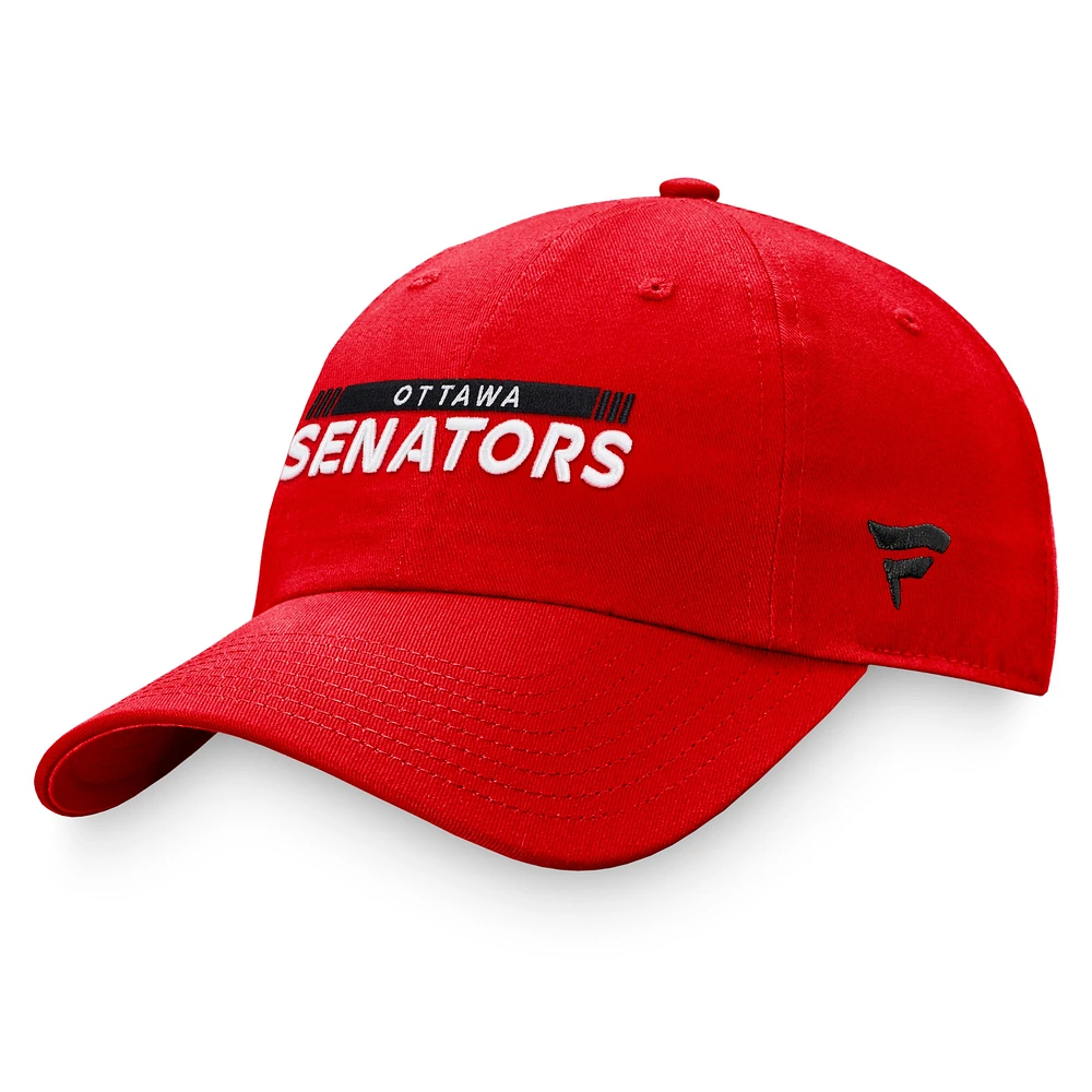 Men's Fanatics Red Ottawa Senators 2022 NHL Draft - Authentic Pro Rink Adjustable Hat