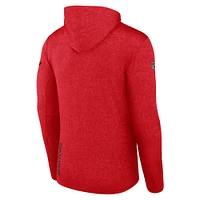 Men's Fanatics Red Ottawa Senators Authentic Pro Lightweight Pullover Hoodie
