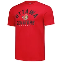 Men's Fanatics  Red Ottawa Senators T-Shirt