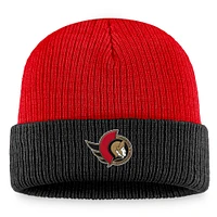 Men's Fanatics  Red Ottawa Senators Vintage Heritage Cuffed Knit Hat