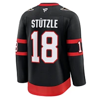 Maillot de joueur à domicile noir qualité supérieure des Sénateurs d'Ottawa Tim Stutzle Fanatics pour hommes