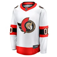 Men's Fanatics White Ottawa Senators Away - Custom Premier Breakaway Jersey