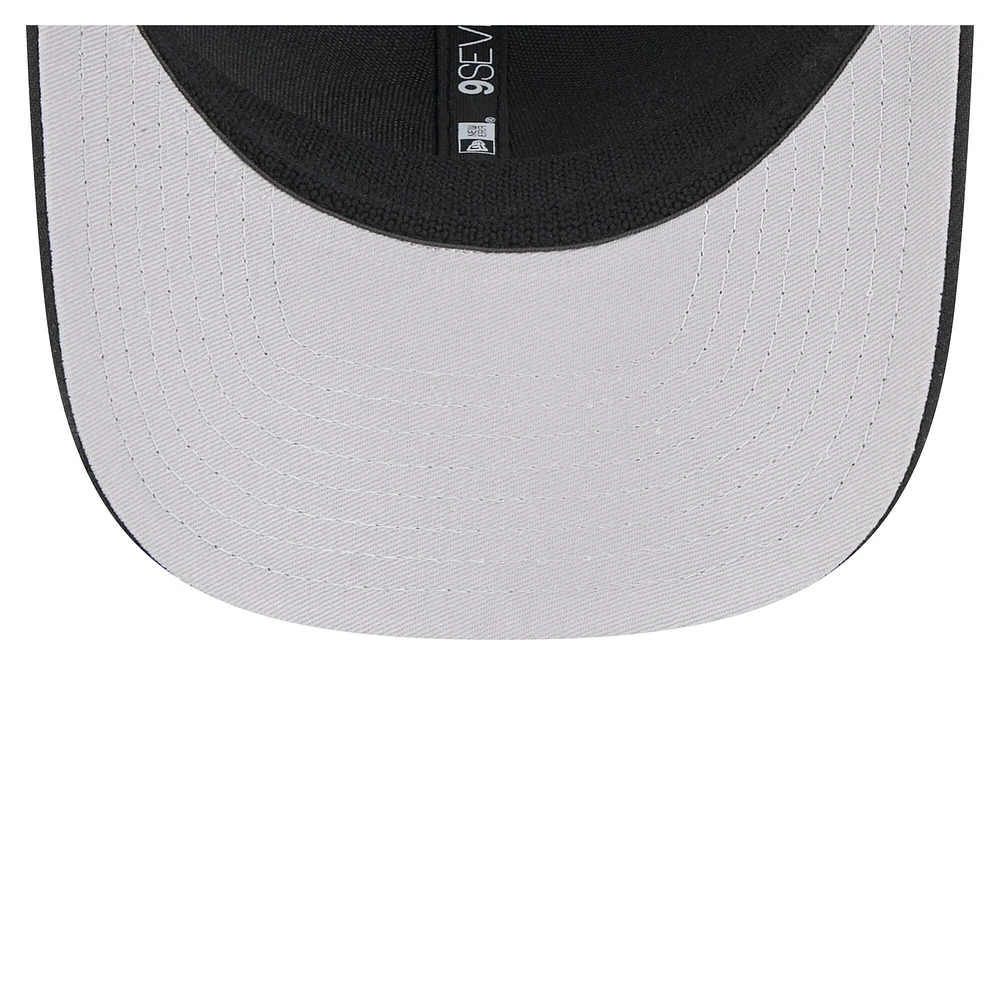 Men's New Era Black Ottawa Senators 9SEVENTY Stretch-Snap Trucker Hat