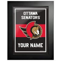 Ottawa Senators 12'' x 16'' Personalized Team Frame