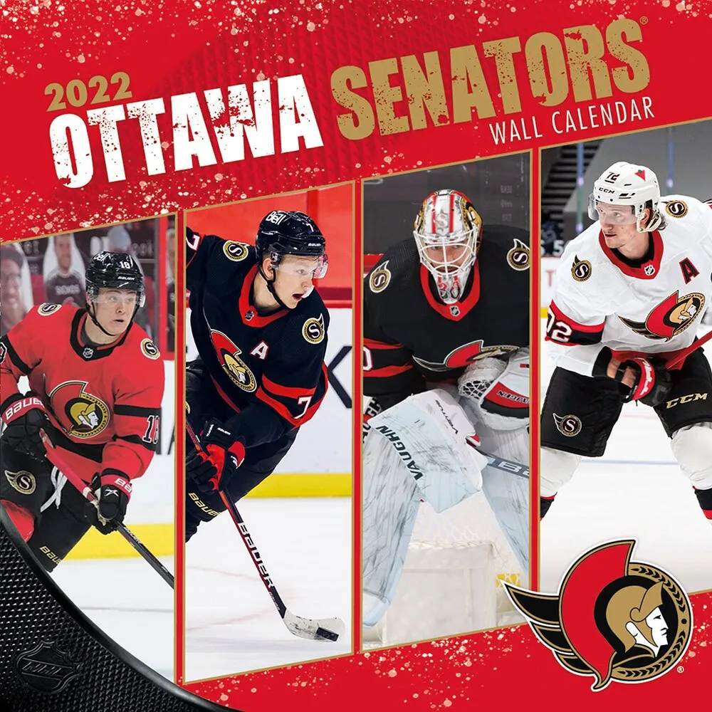 Ottawa Senators 2022 Wall Calendar