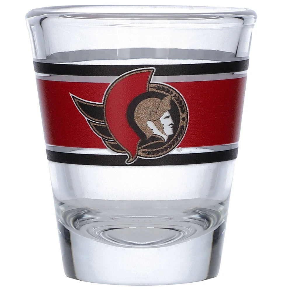 Ottawa Senators 2oz. Stripe Shot Glass