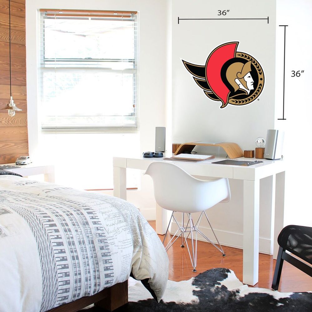 Ottawa Senators 36'' x 36'' Team Logo Repositionable Wall Decal