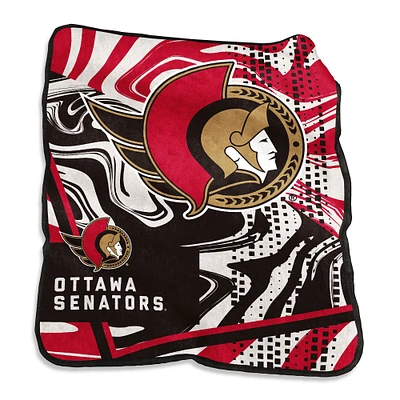 Ottawa Senators 50" x 60" Swirl Raschel Throw Blanket