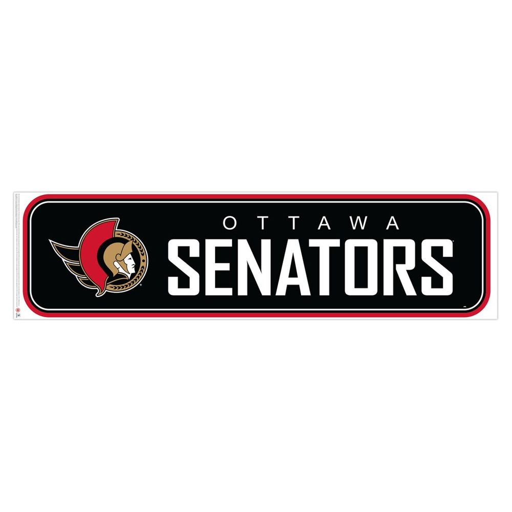 Ottawa Senators 90'' x 23'' Repositionable Wall - Decal