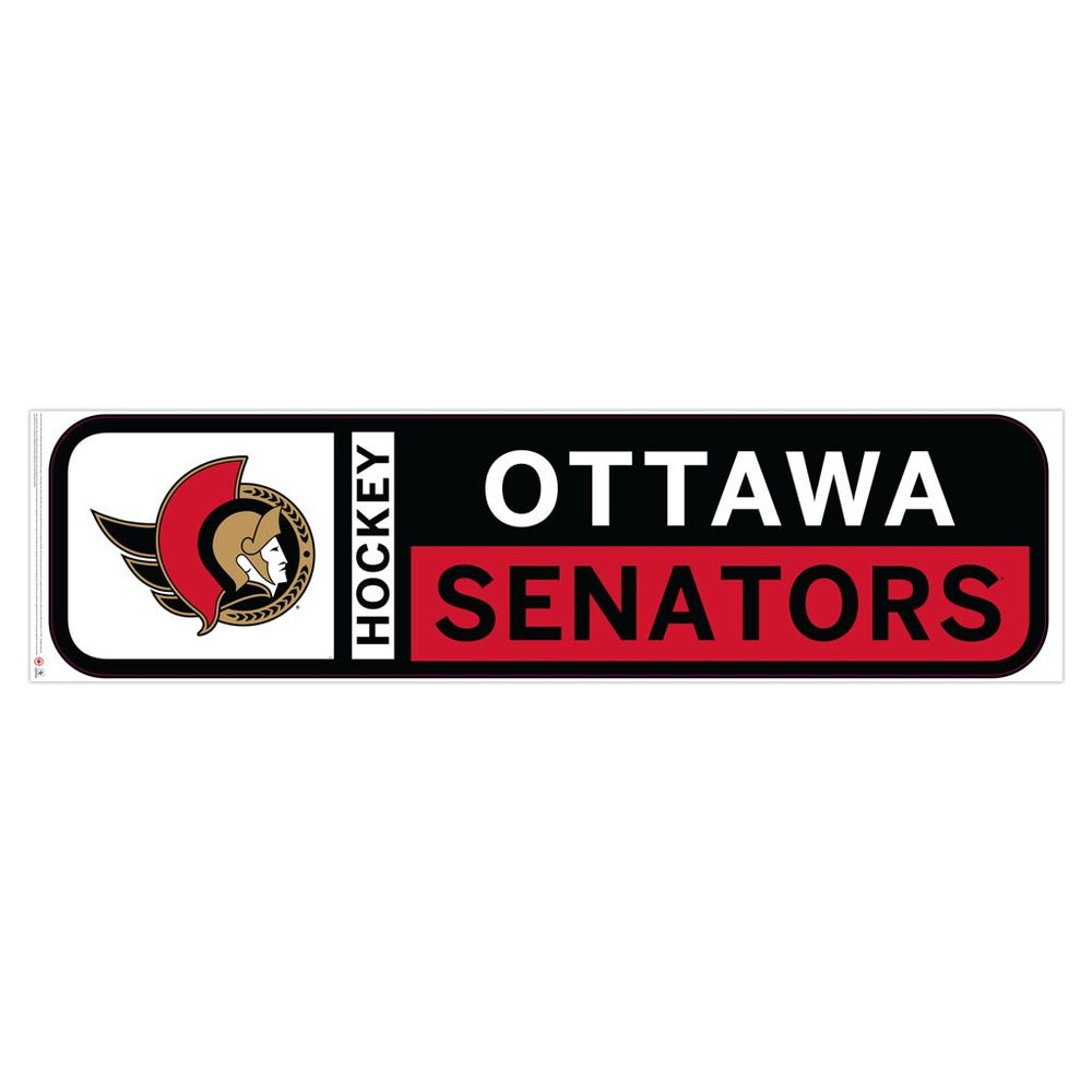 Ottawa Senators 90'' x 23'' Team Logo Repositionable Wall Decal