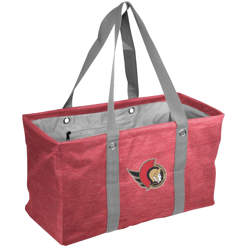 Ottawa Senators Crosshatch Picnic Caddy Tote Bag