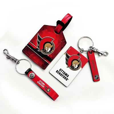 Ottawa Senators - Leather Three-Piece Gift Pack with Personalized Tag