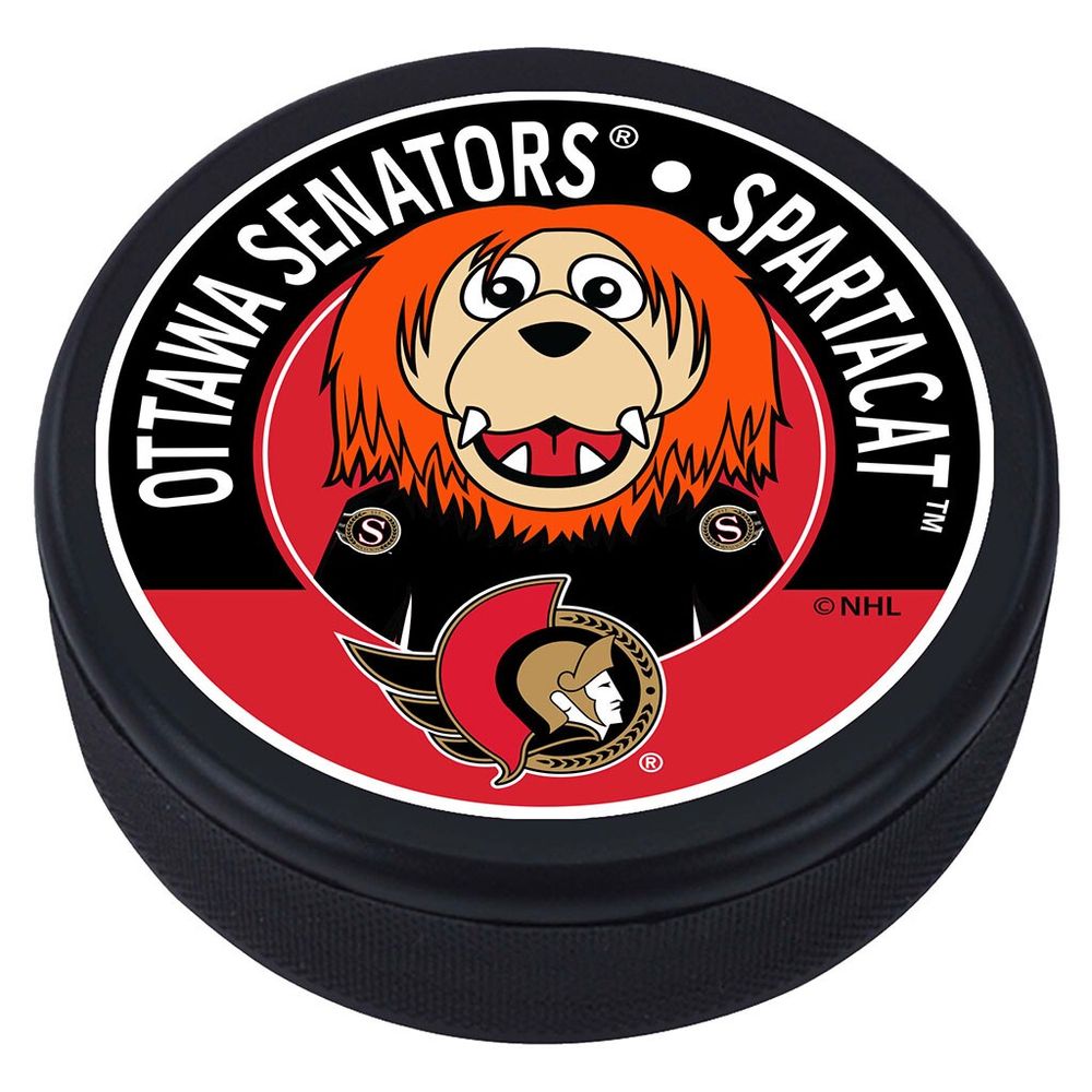 Ottawa Senators - Mascot Design Hockey Puck