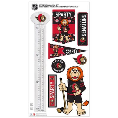 Ottawa Senators - Mascot Repositionable Decal Set