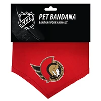 Bandana pour animaux de compagnie des Sénateurs d'Ottawa