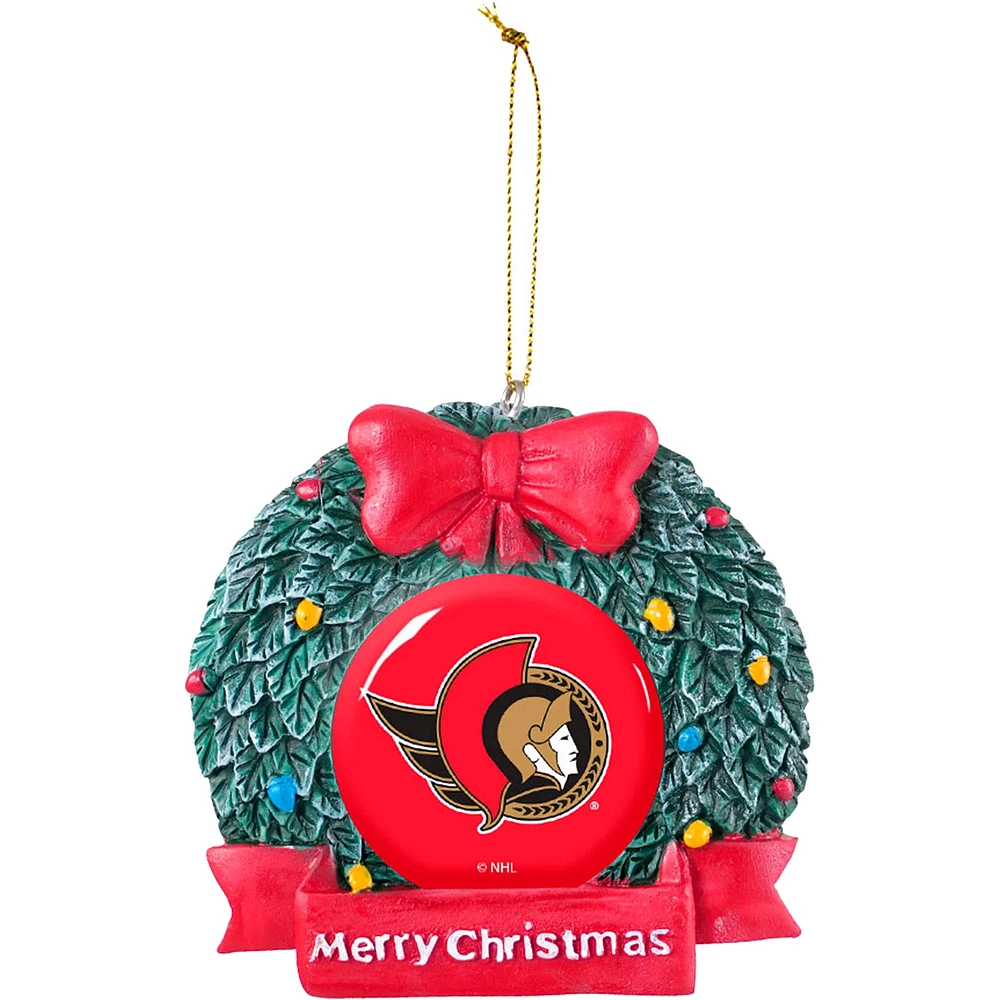 Ottawa Senators Wreath Ornament