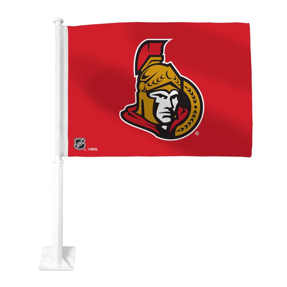 Red Ottawa Senators 11" x 15" Car Flag