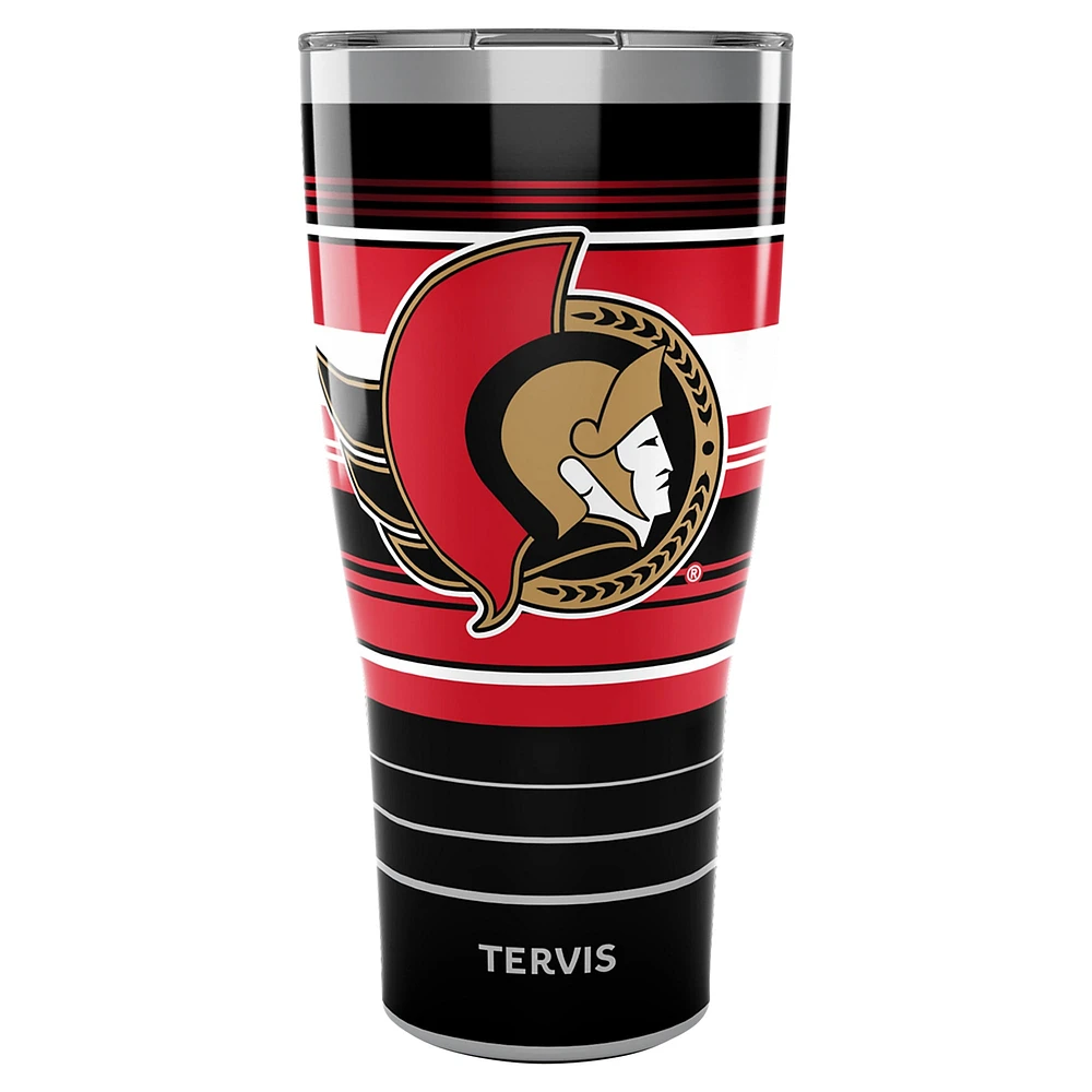 Tervis Sénateurs d'Ottawa 30oz. Gobelet en acier inoxydable à rayures Hype