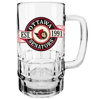 Le Sports Vault Sénateurs d'Ottawa 18 oz. Chope à bière