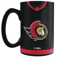 Le Sports Vault Sénateurs d'Ottawa 20 oz. Tasse sculptée en jersey