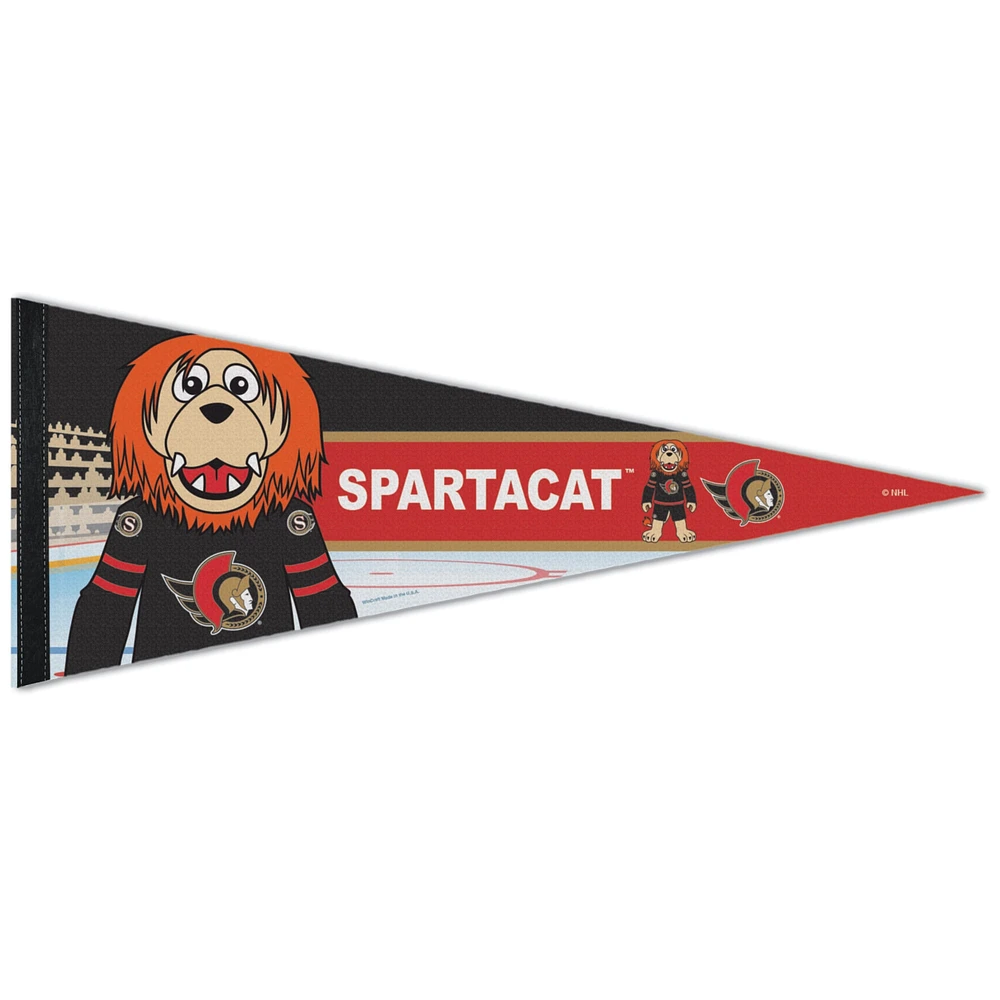 WinCraft Ottawa Senators 12" x 30" Mascot Premium Pennant