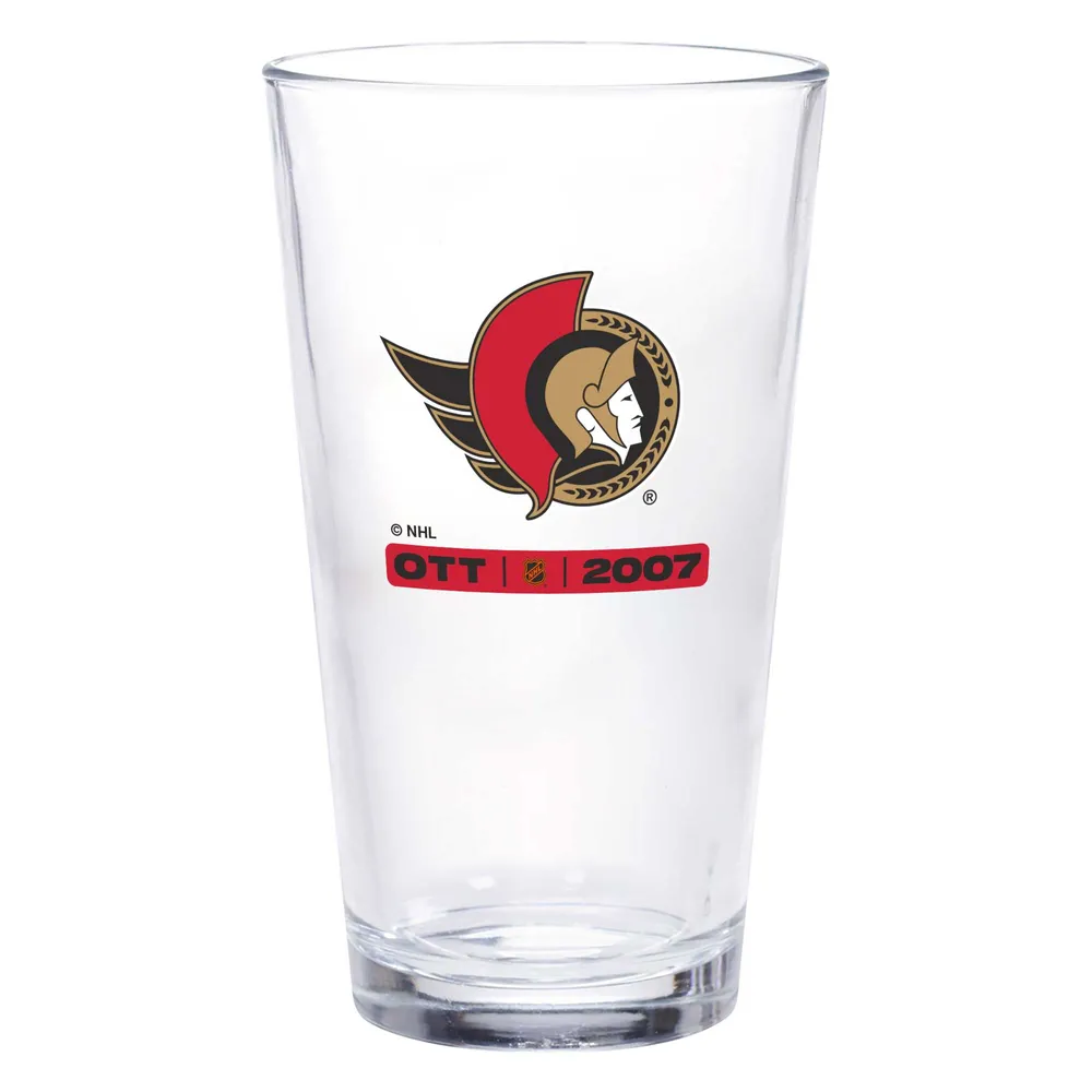 WinCraft Ottawa Senators édition spéciale 16 oz. Verre à pinte