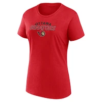 Women's Fanatics  Red Ottawa Senators Risk T-Shirt