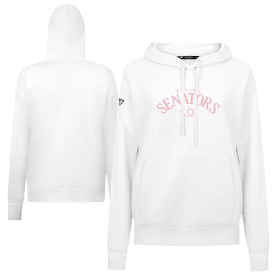 Women's Levelwear  White Ottawa Senators Mother's Day Adorn Pullover Hoodie
