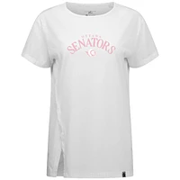 Women's Levelwear  White Ottawa Senators Mother's Day Influx T-Shirt