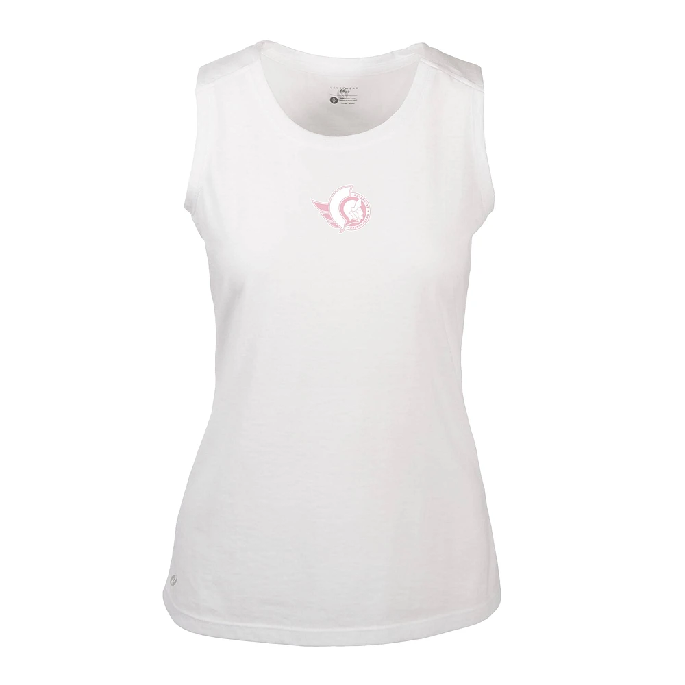 Women's Levelwear Ottawa Senators Mother's Day Macy Core Logo Tank Top
