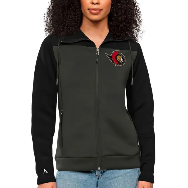 Lids Arizona Cardinals Antigua Women's Action Chenille Pullover Hoodie -  Heathered Black