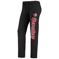 Women's Concepts Sport Black/Red Ottawa Senators Satellite Pants and Tank Top Sleep Set