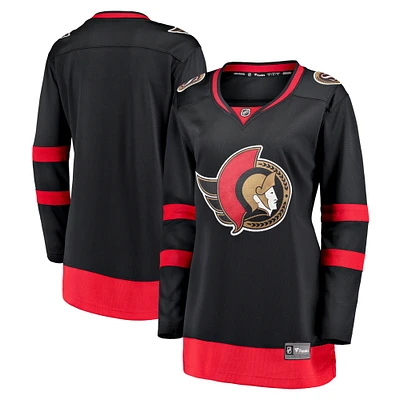 Women's Fanatics Black Ottawa Senators Home