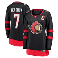 Fanatiques féminines de marque Brady Tkachuk Black Ottawa Senators Home Breakaway - Maillot joueur